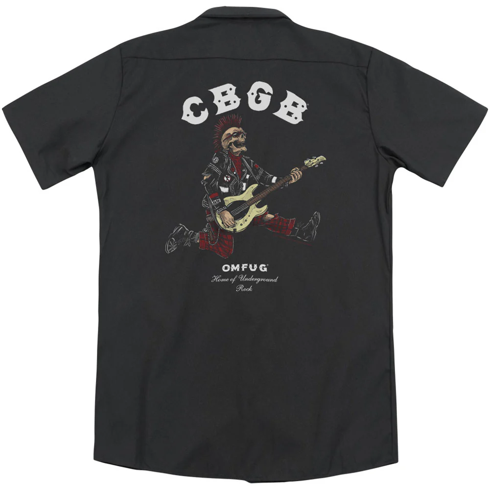 Skull Jump (Back Print) Workshirt - Image 2