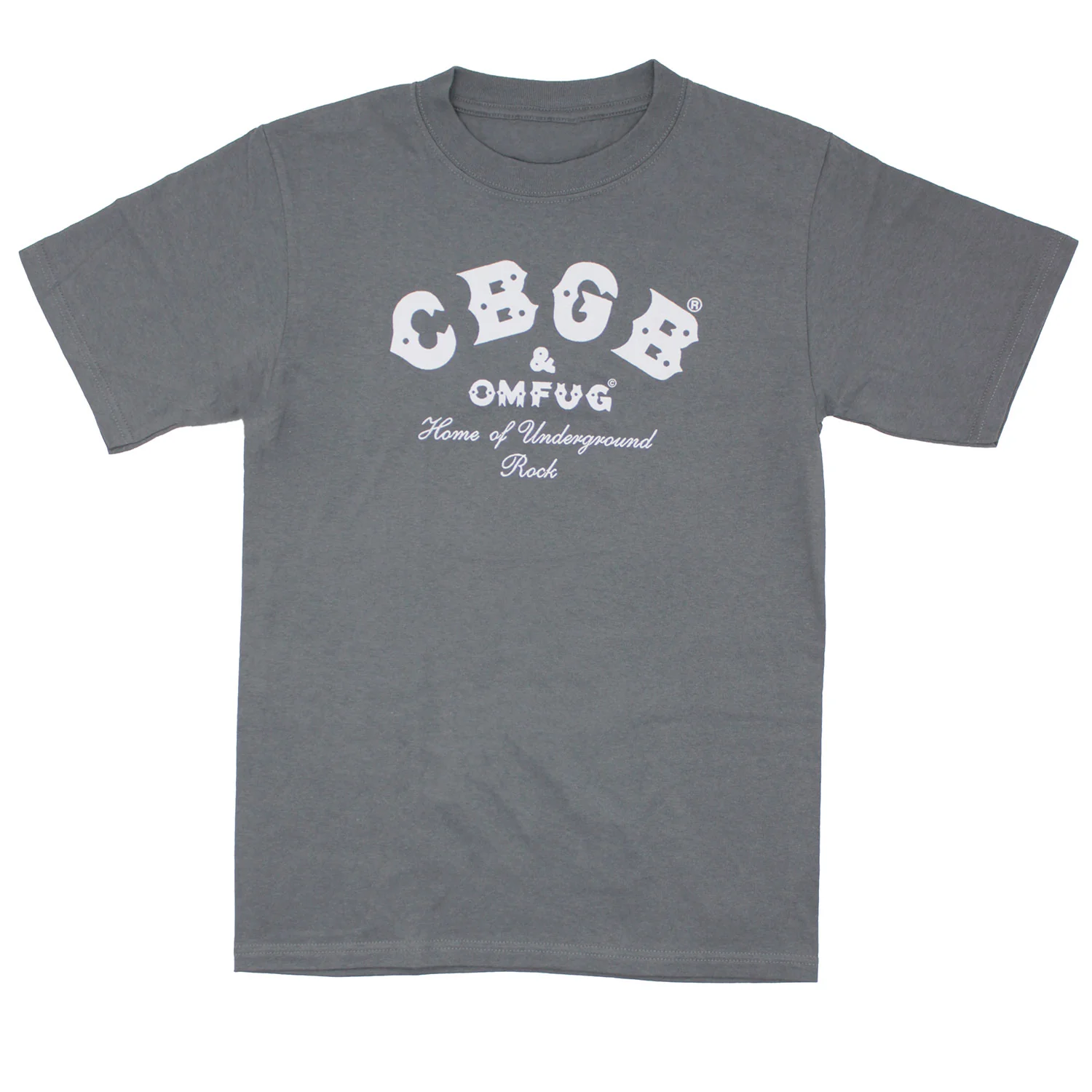 White Logo On Grey T-shirt