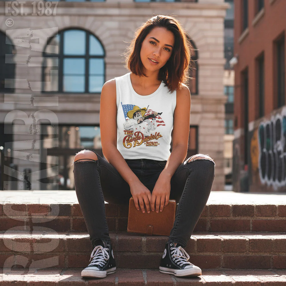 Cdb And The Flag Womens Tank - Image 2