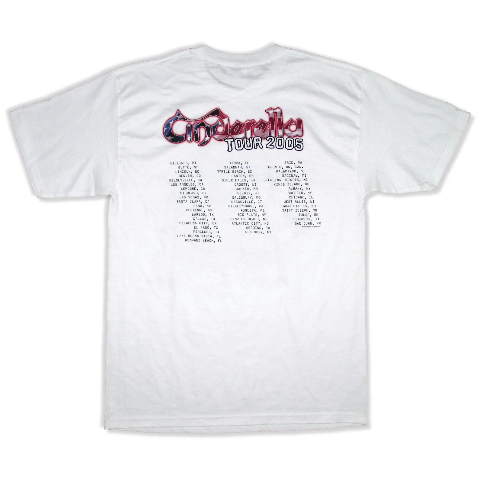 Band Wearing Shades 2005 Tour Usa, Canada, PR T-shirt - Image 2