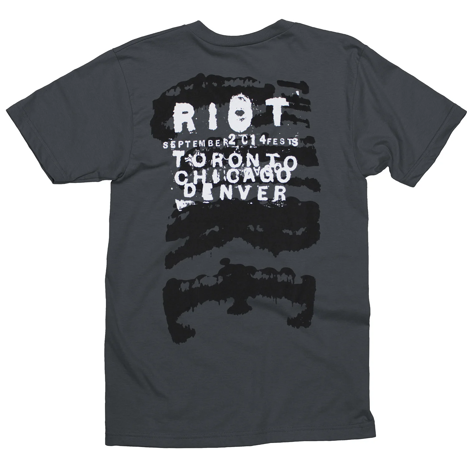 Riot Fest 2014 V-neck T-shirt - Image 2