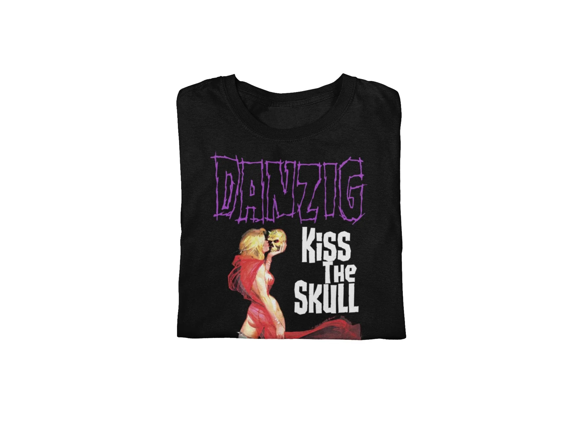 Danzig - Kiss the Skull Jumbo Print T-Shirt - Image 3