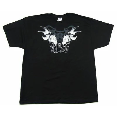 Twin Winged Skulls Beast Skull T-shirt