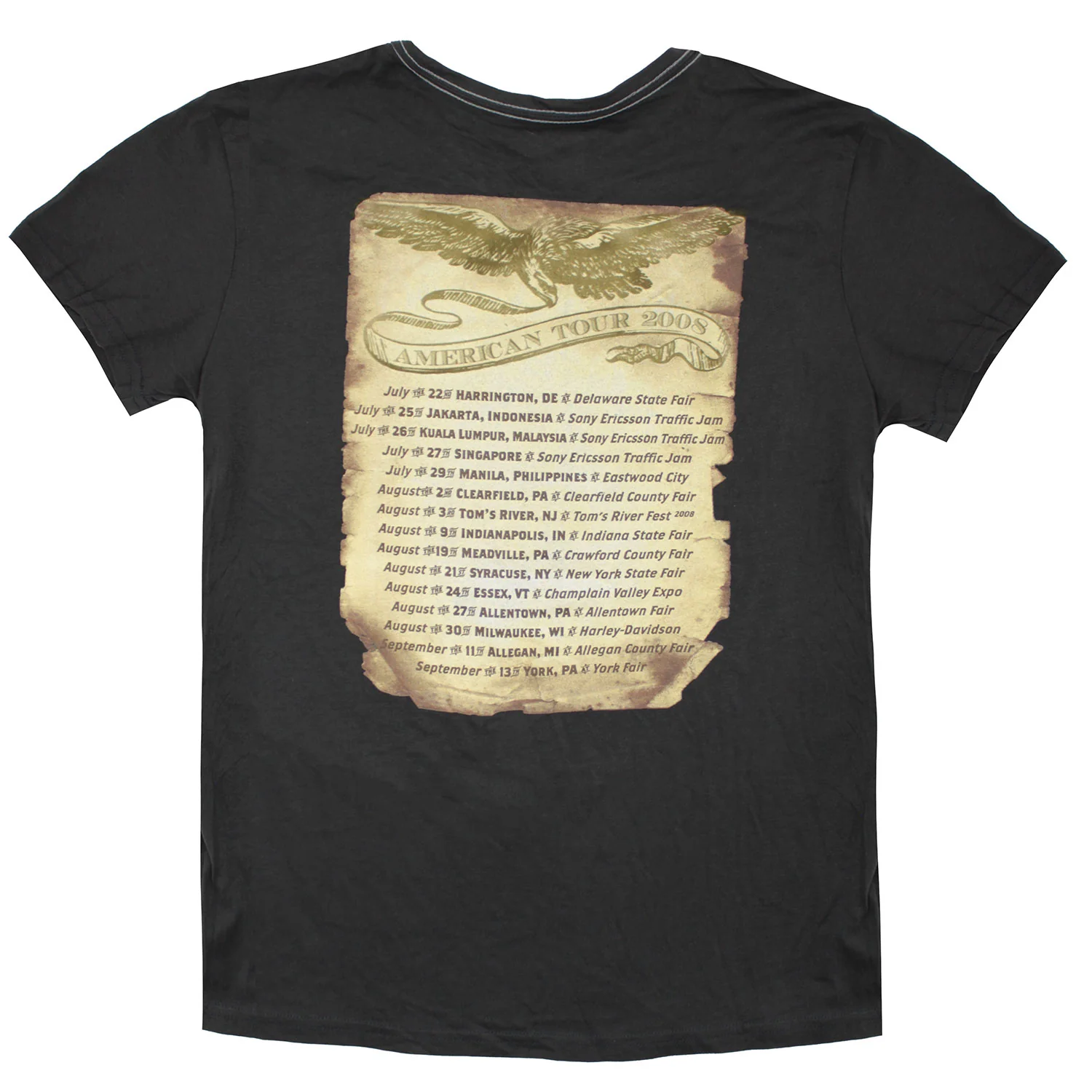 Vintage Photo Tour 08 Slim Fit T-shirt - Image 2