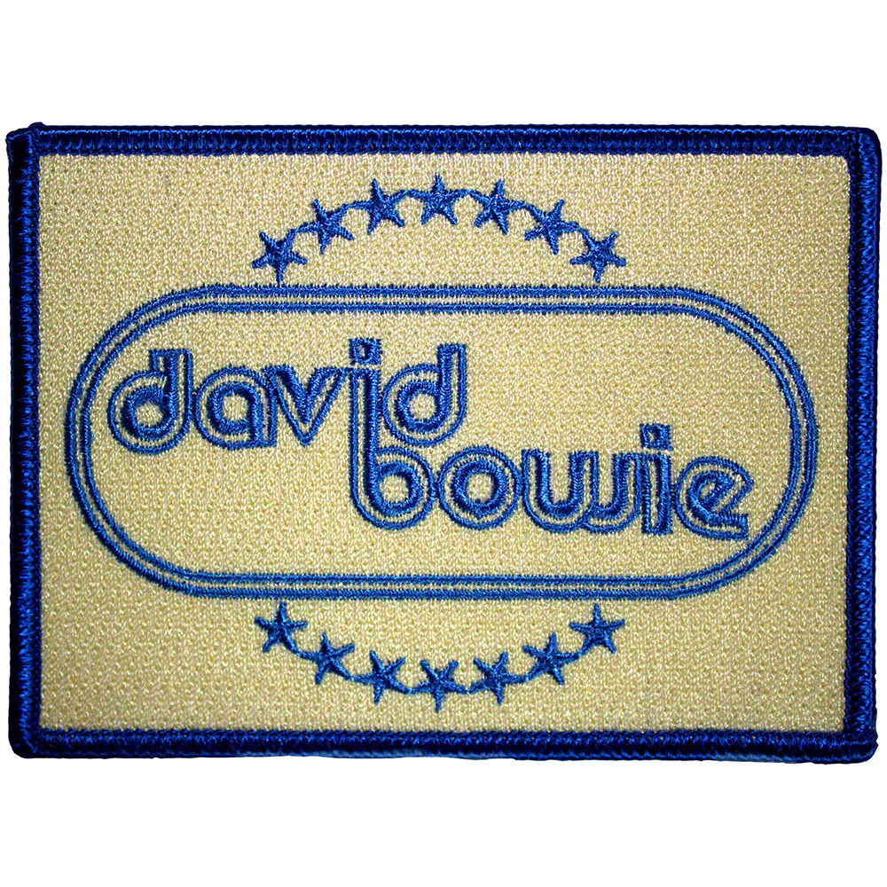 Oval And Stars Woven Patch