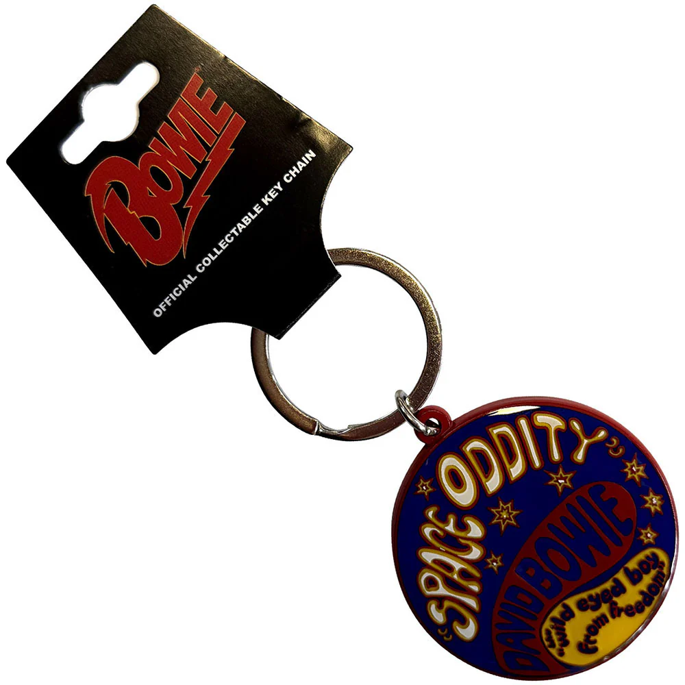 Space Oddity Metal Key Chain