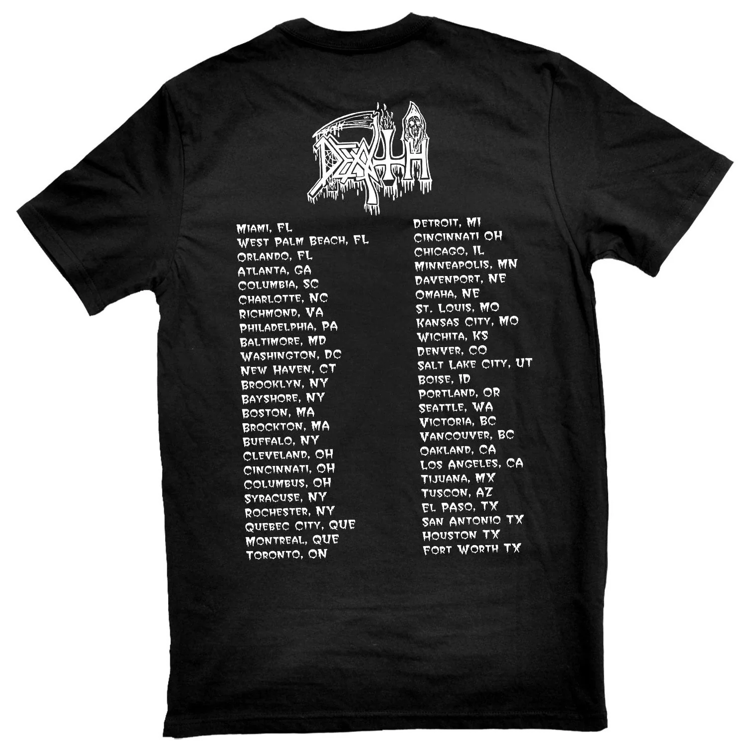 Spiritual Healing North American Tour - 1990 T-shirt - Image 2