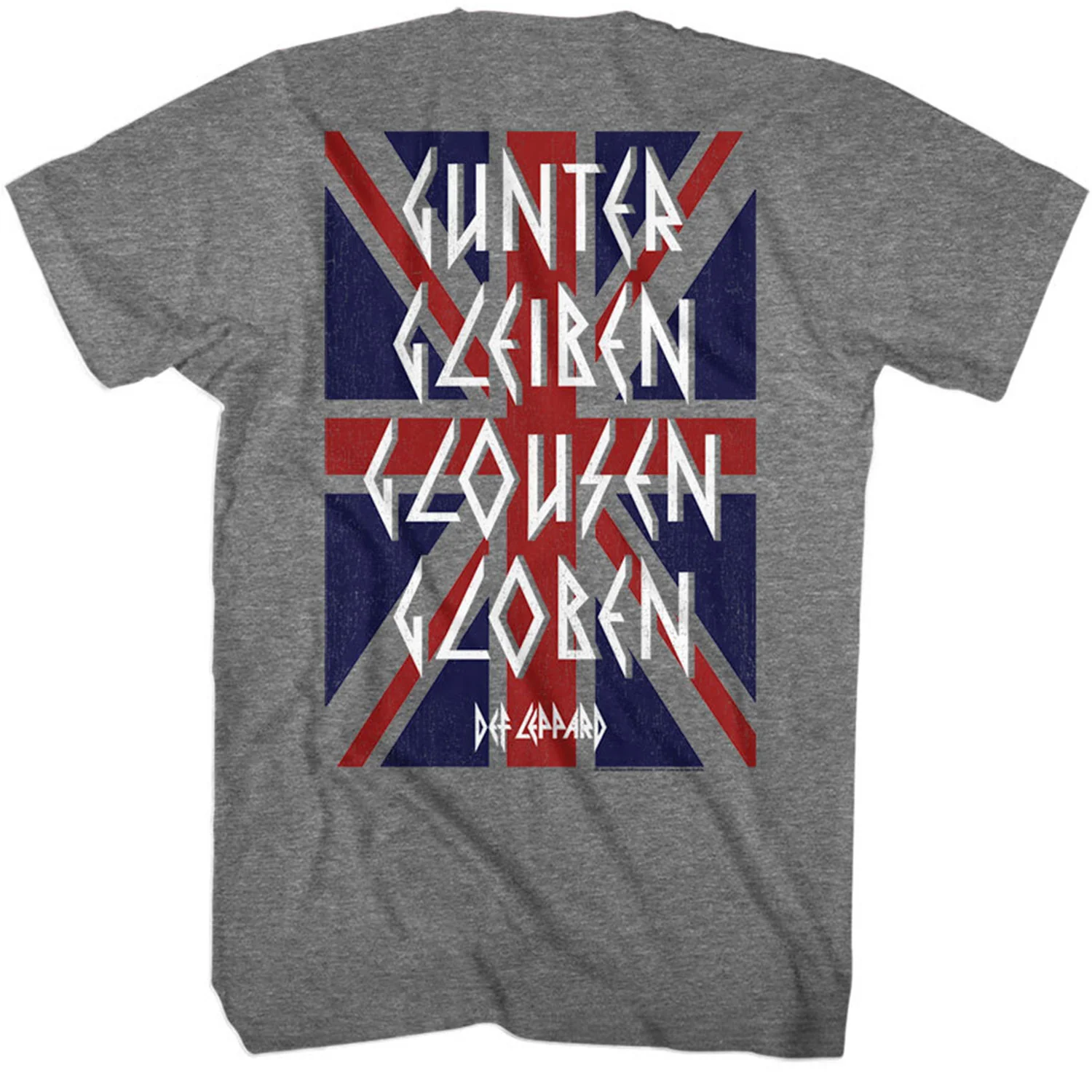 Def Leppard Gunter Gleiben Front And Back T-shirt - Image 2