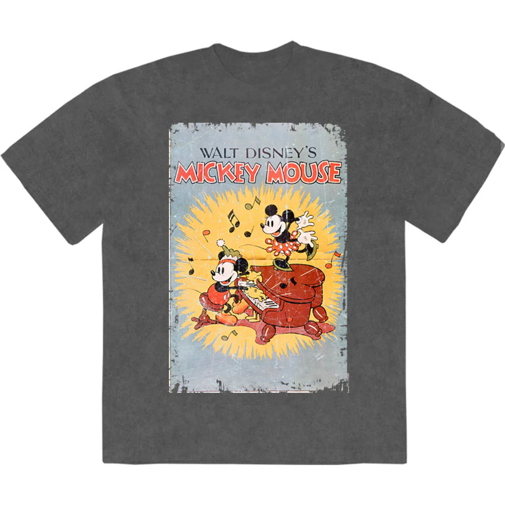 Mickey Piano Stone Wash T-shirt