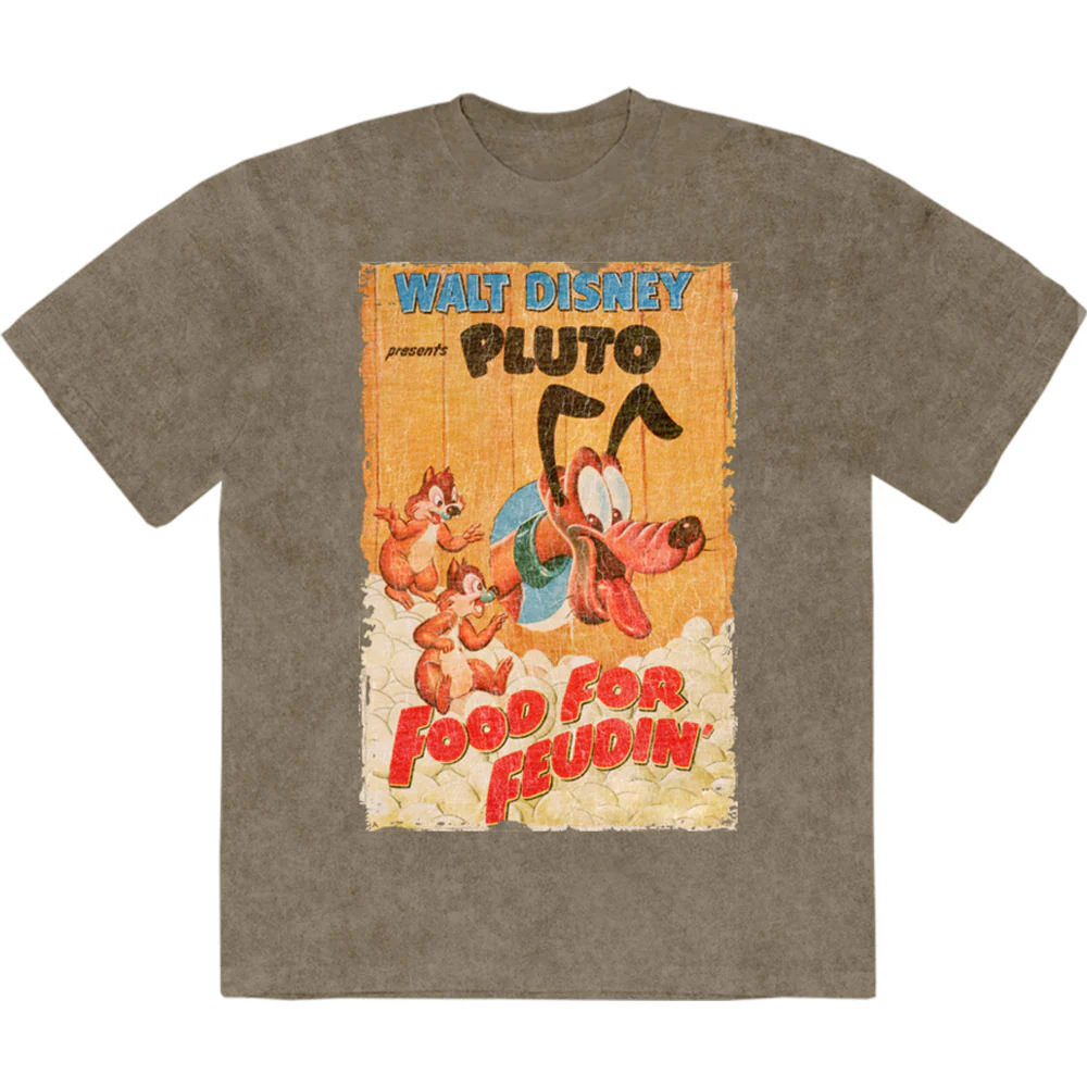 Pluto Food For Feudin' Stone Wash T-shirt
