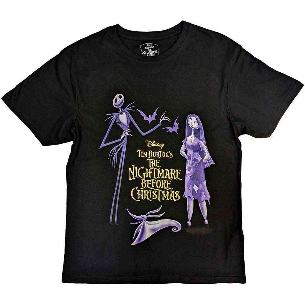 The Nightmare Before Christmas Purple Characters T-shirt