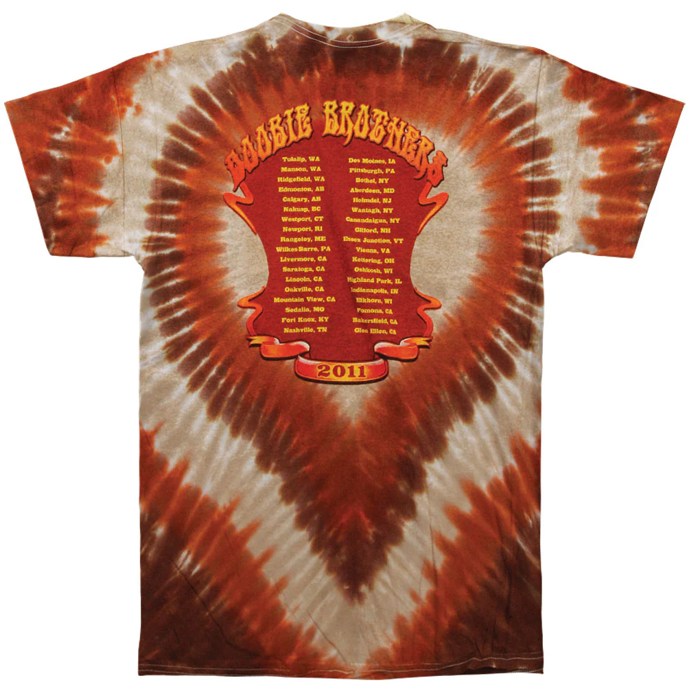 Guitar 2011 Tour Tie Dye T-shirt - Image 2