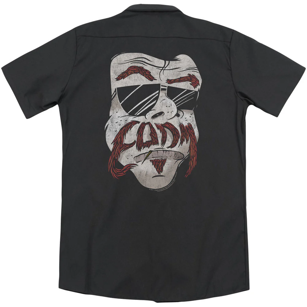 Stache (Back Print) Work Shirt - Image 2