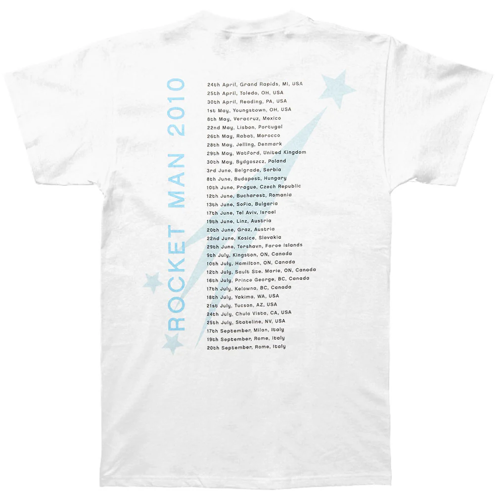 Rocketman 2010 World Tour T-shirt - Image 2