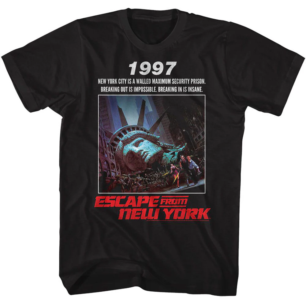 Escape From New York 1997 Poster Statement T-shirt