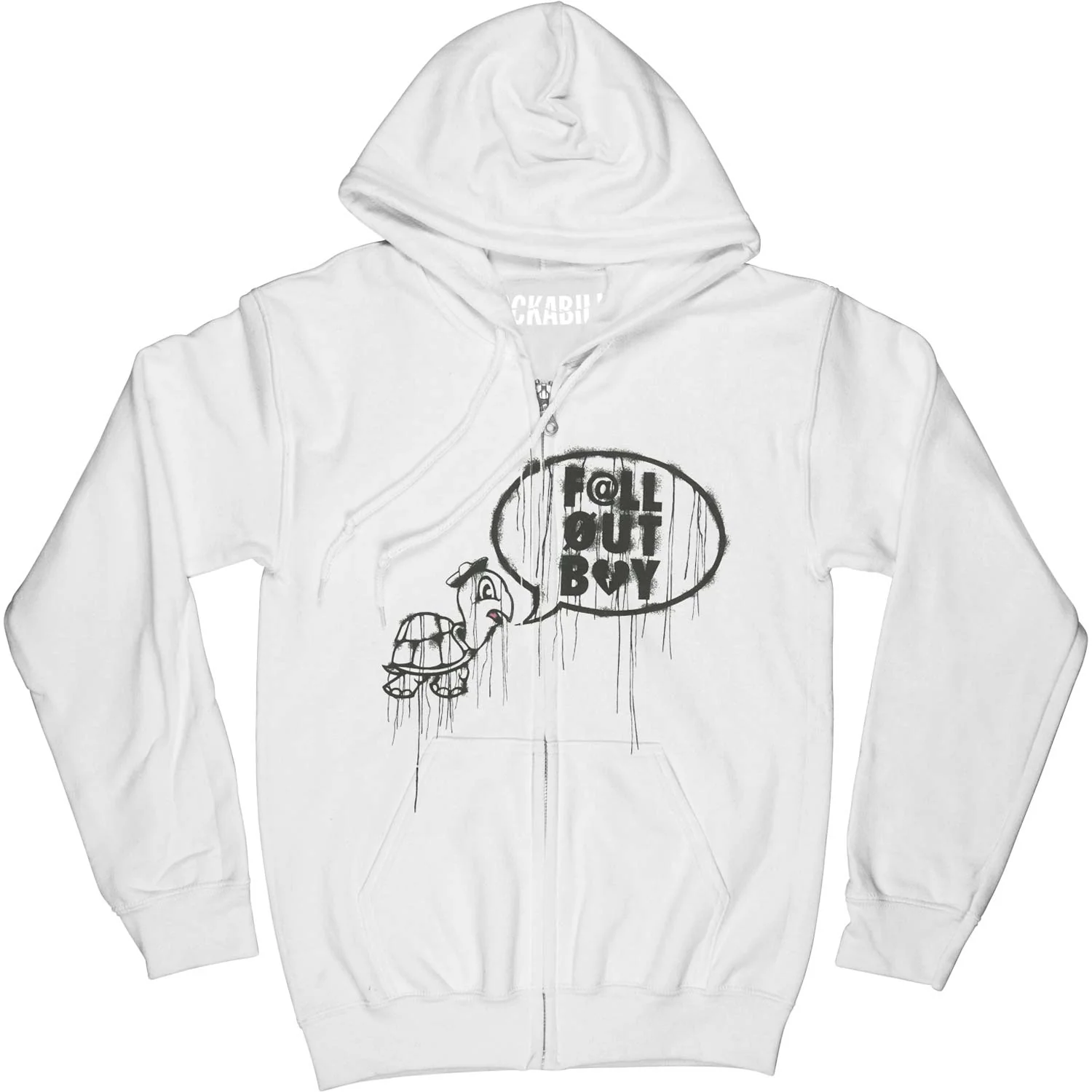 Zippered Hooded Sweatshirt