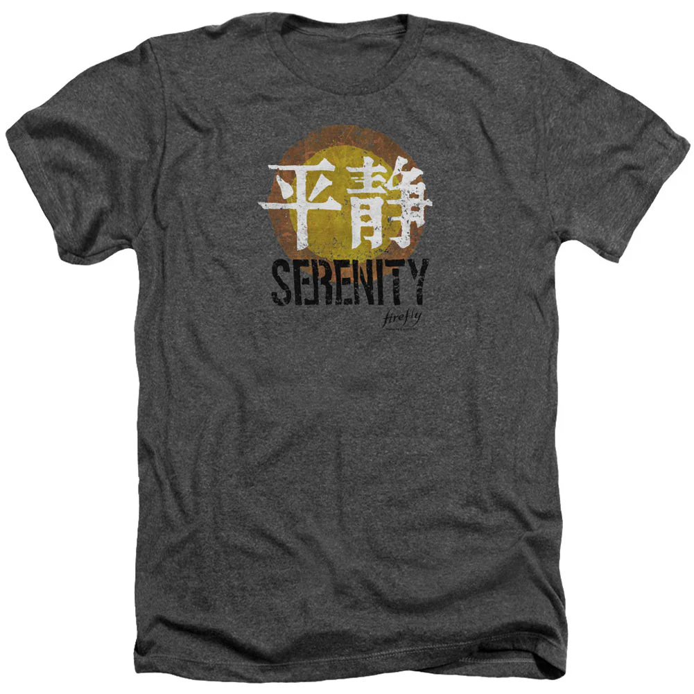 Serenity Logo Adult Heather 40% Poly T-shirt