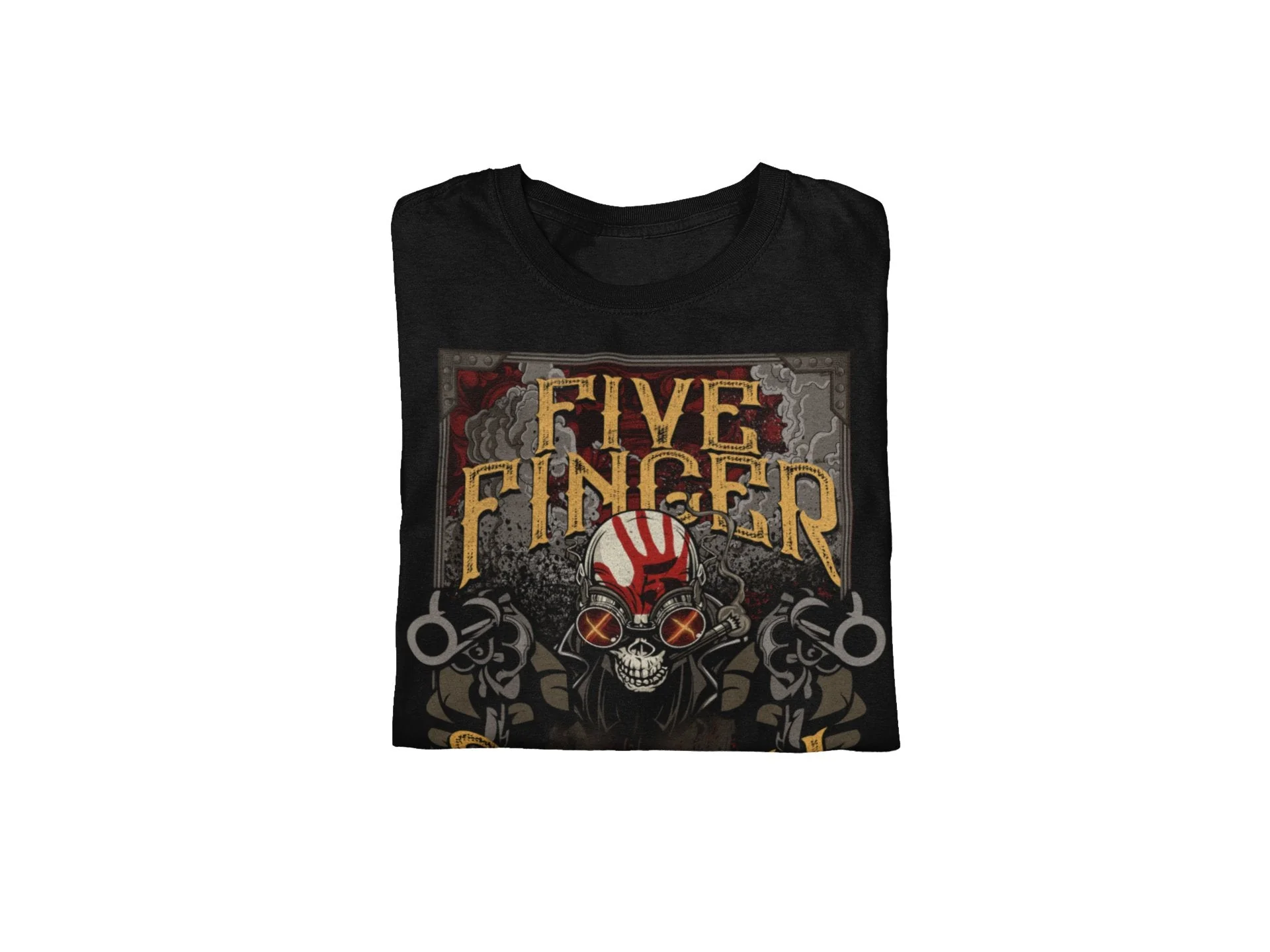 Five Finger Death Punch - Barrels Jumbo Print T-Shirt - Image 3