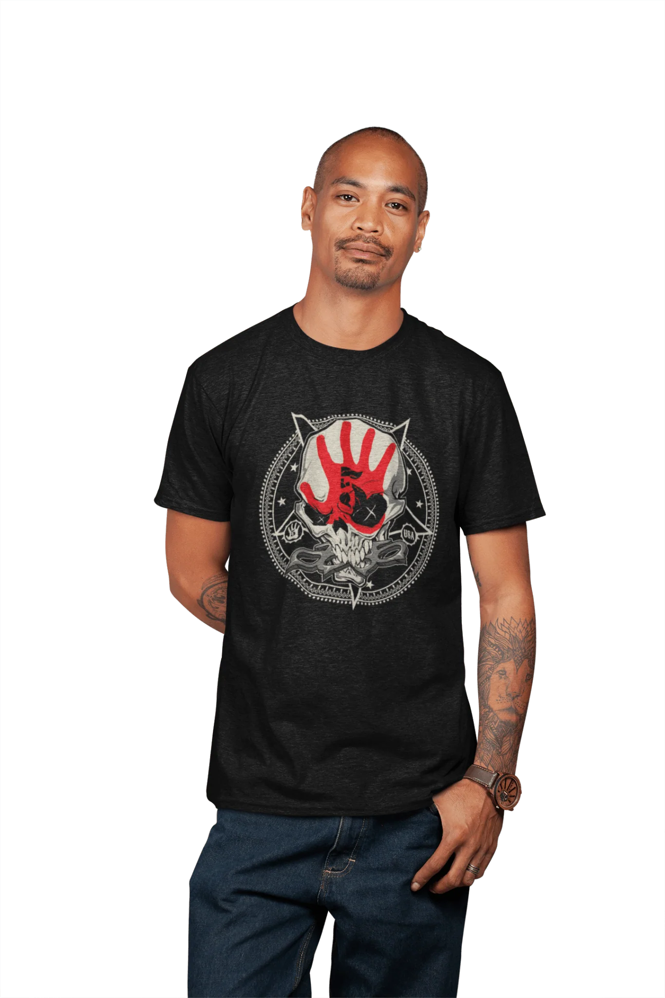 Five Finger Death Punch - Circle Logo T-Shirt - Image 2