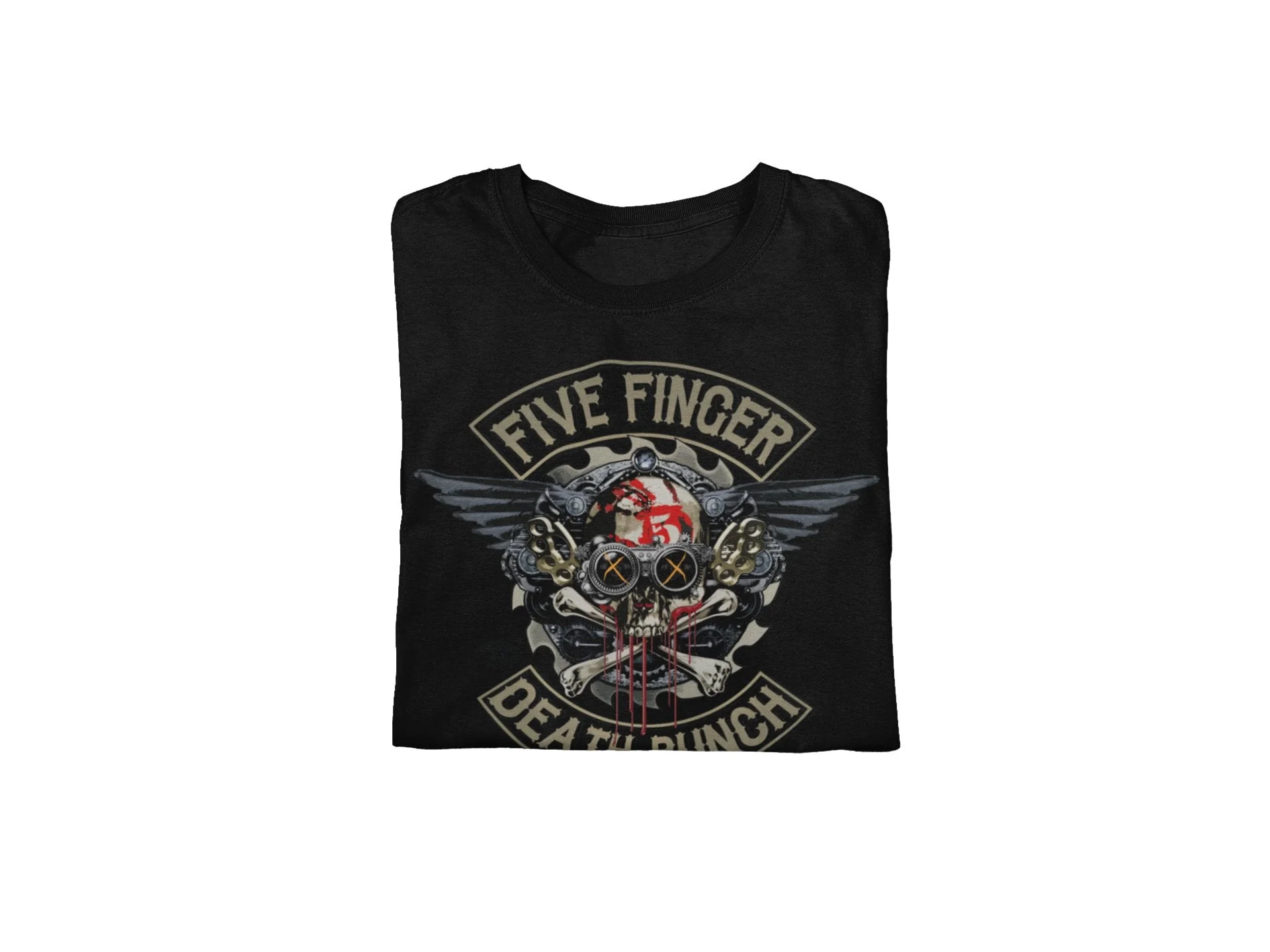 Five Finger Death Punch - Crossbones Jumbo Print T-Shirt - Image 3