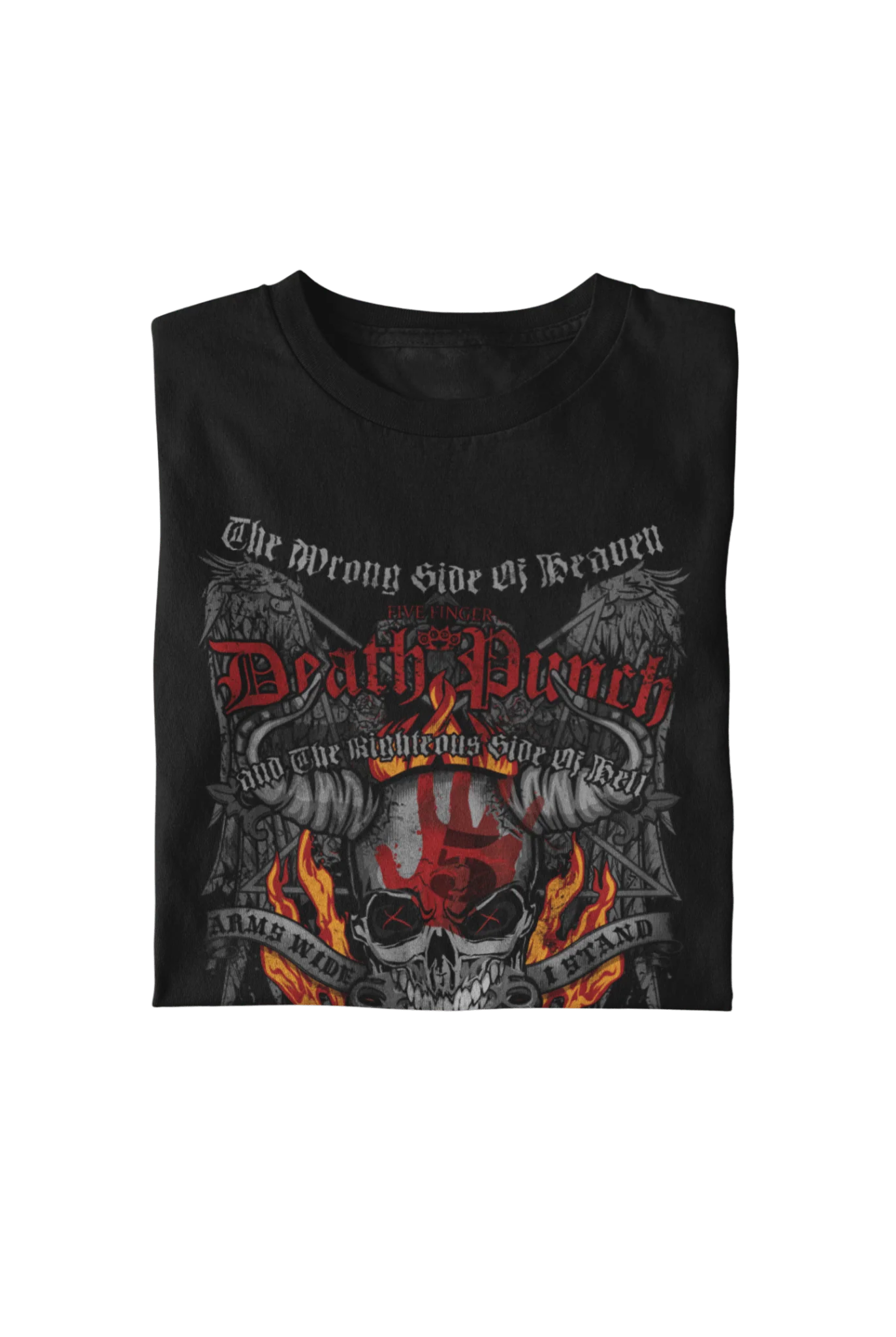 Five Finger Death Punch - Wrong or Righteous T-Shirt - Image 2