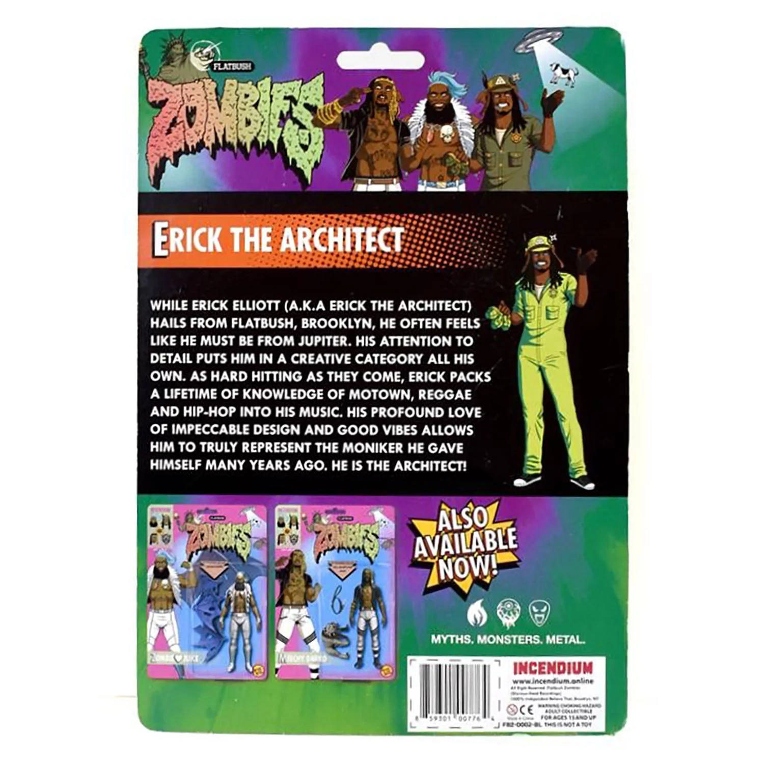 'Erick The Architect' Black Light 5" FigBiz Action Figure Action Figure - Image 2