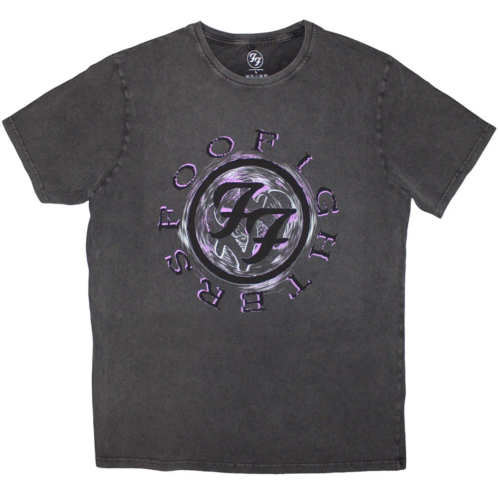 Wheel Logo Shadow Stone Wash T-shirt
