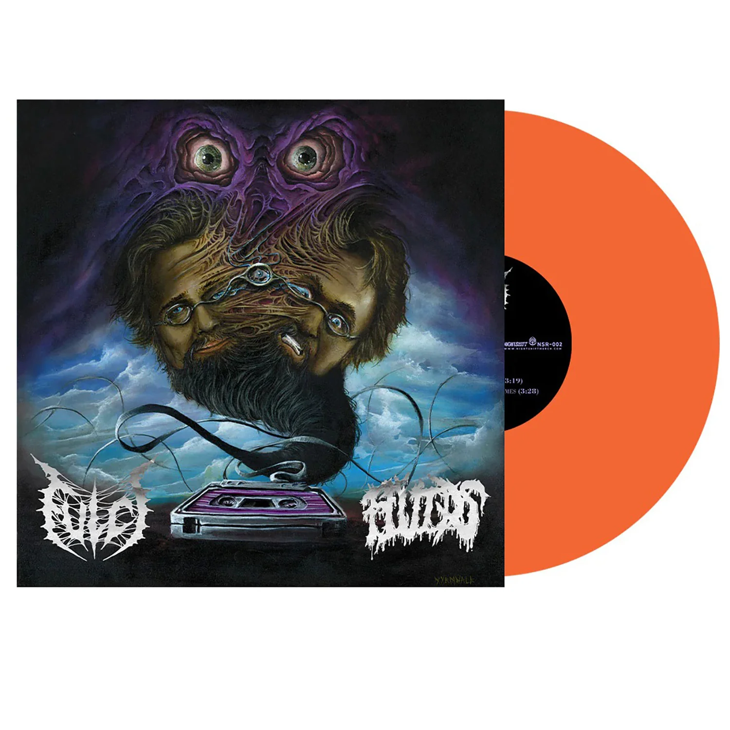 Fulci / Fluids - Split 7" Orange Pop Vinyl