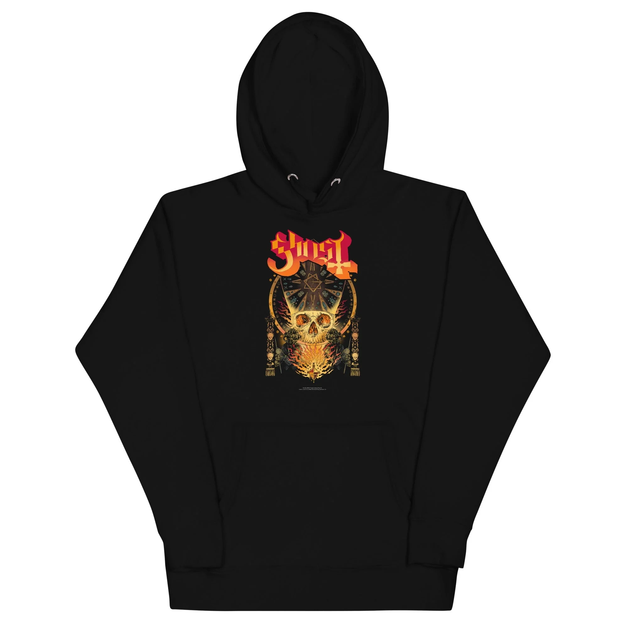 Ghost - Flaming Logo Hoodie