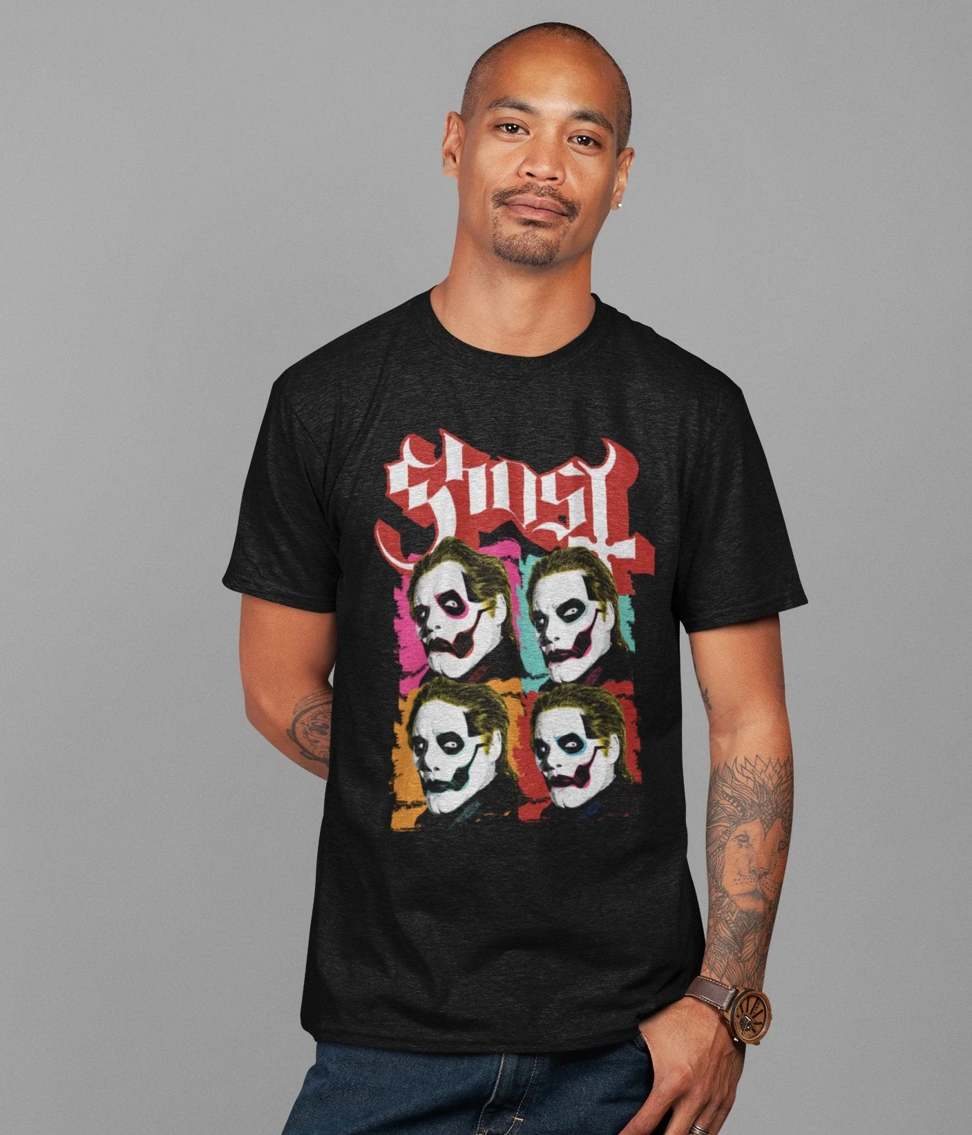 Ghost - Quattro Jumbo Print T-Shirt - Image 2
