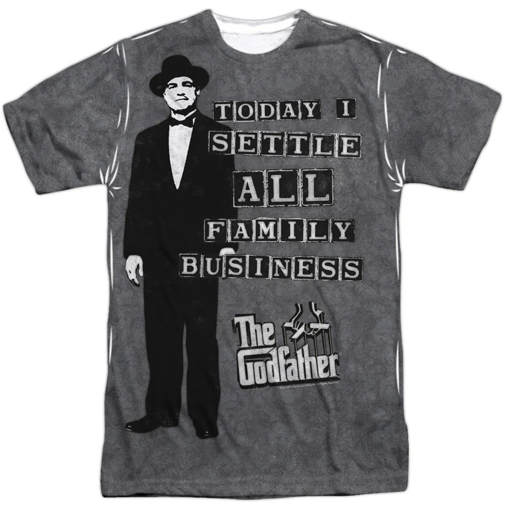Family Business 100% Poly Front/Back Print Sublimation T-shirt