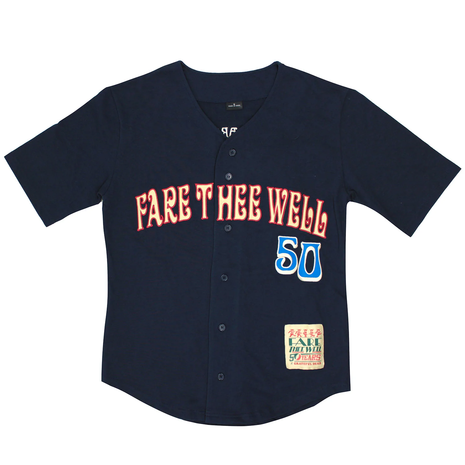 Fare Thee Well 50 Authentic Baseball Jersey