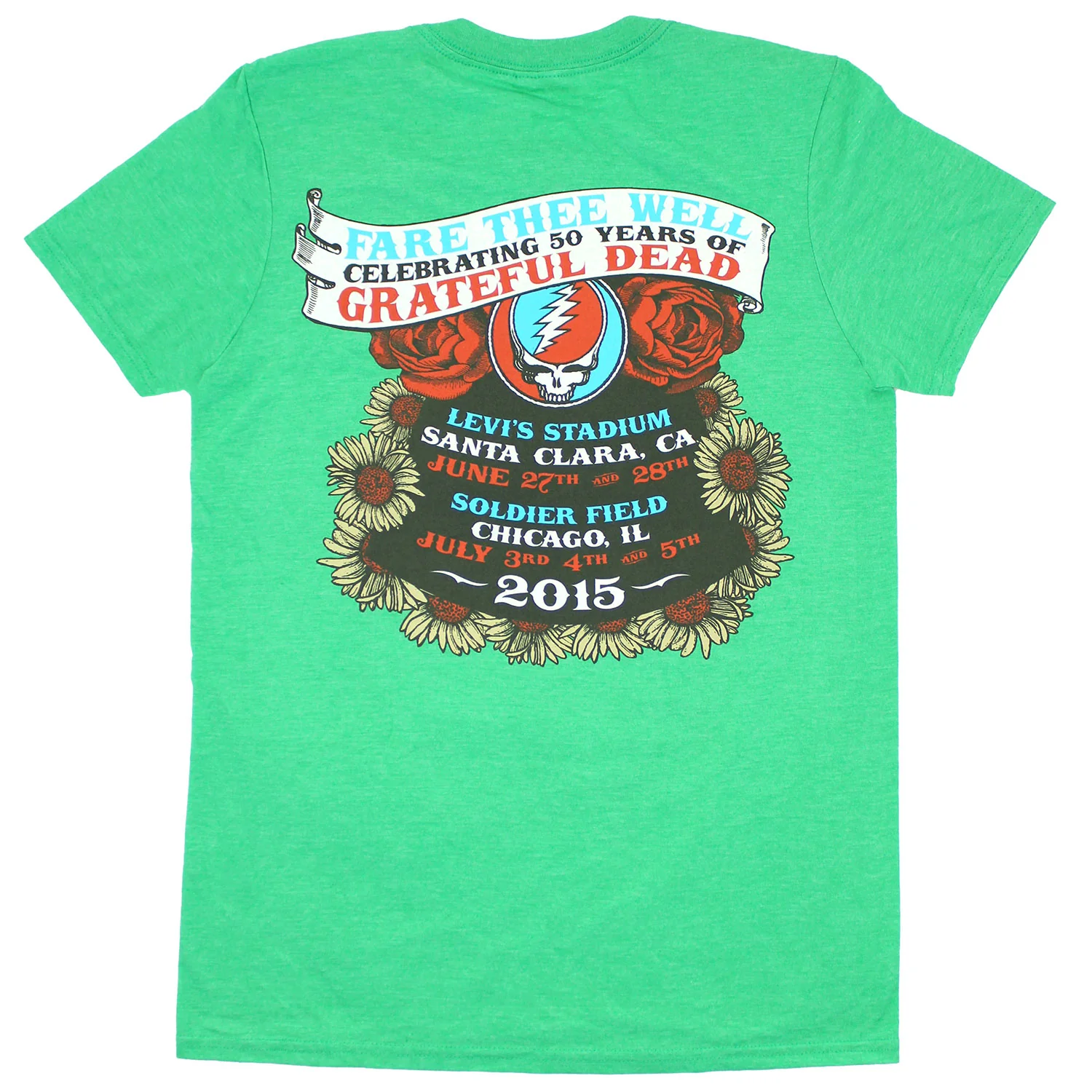 Fare Thee Well Celebrating 50 Years Of Grateful Dead 1965 2015 T-shirt - Image 2