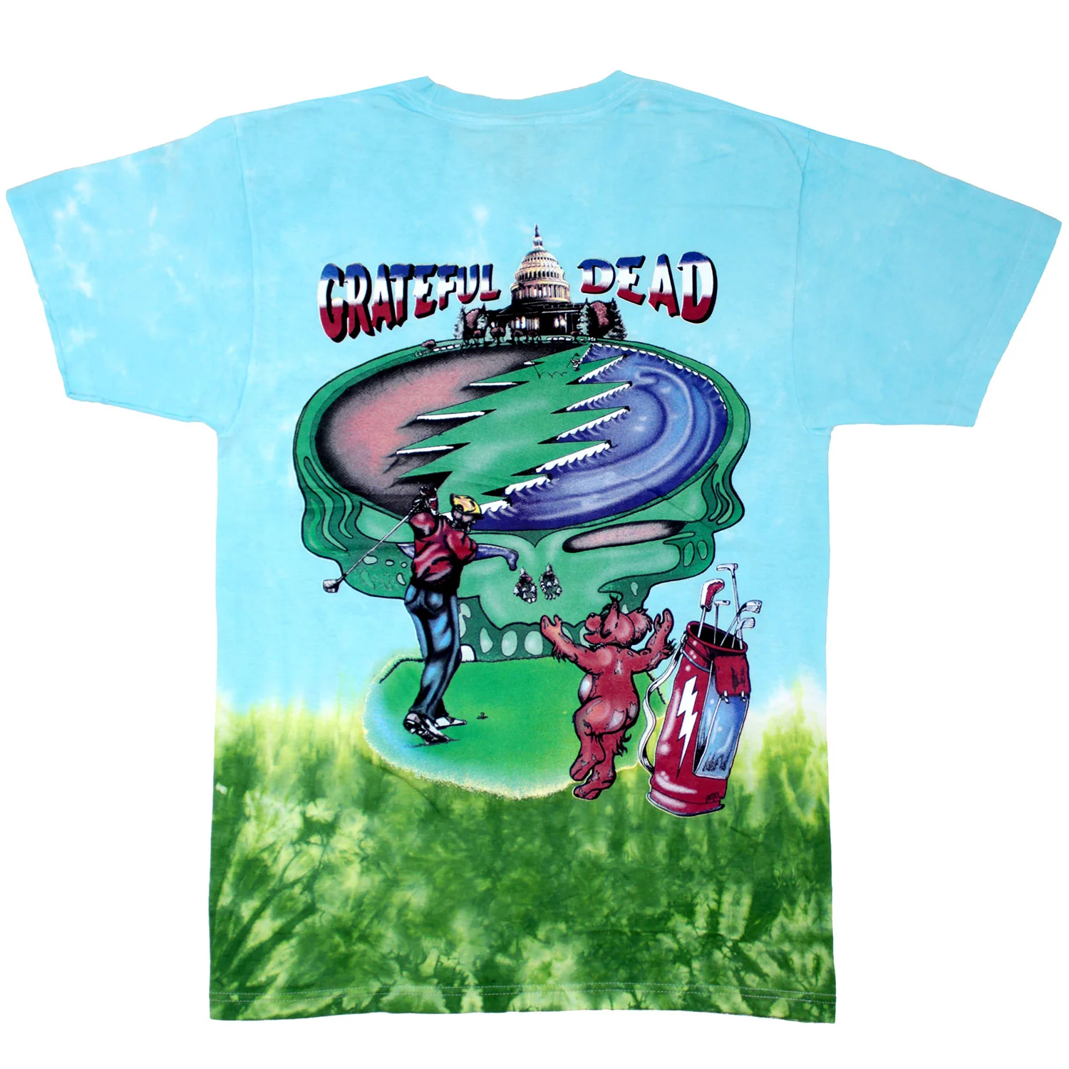 Golfer Tie Dye T-shirt - Image 2