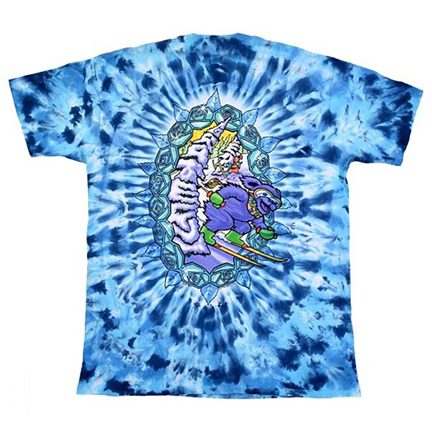 Snowboard Tie Dye T-shirt - Image 2