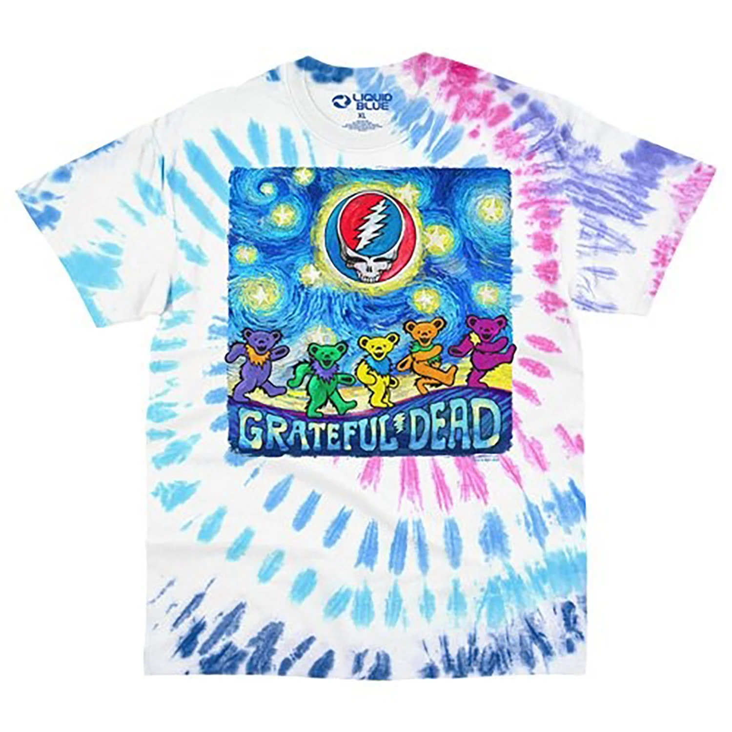 Starry Bears Tie Dye T-shirt