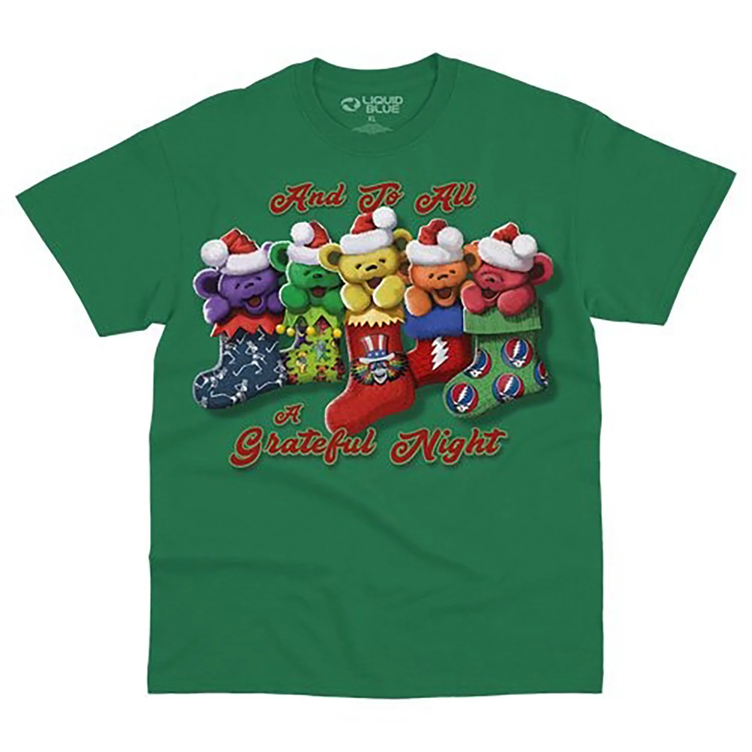 Xmas Stocking Bears T-shirt