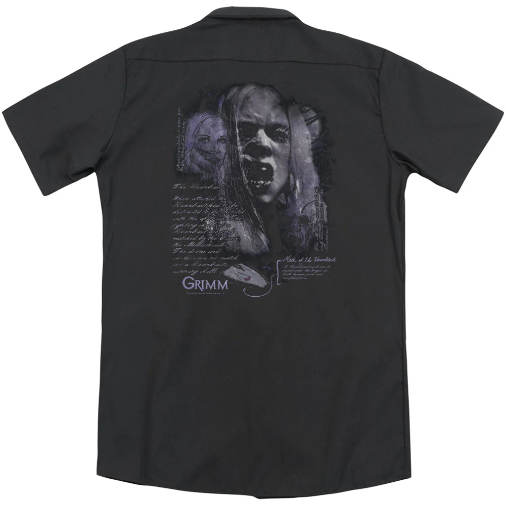 Lady Hexenbeast (Back Print) Workshirt - Image 2