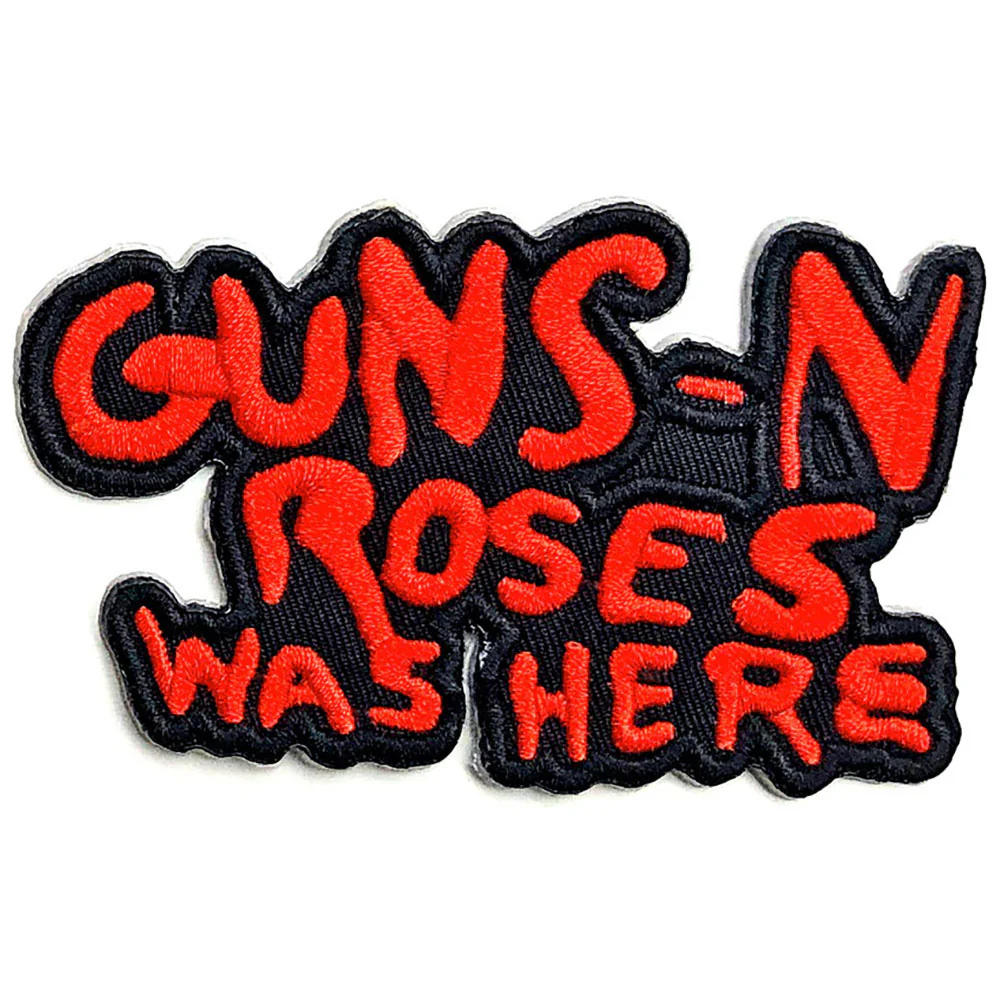 Cut Out Was Here Woven Patch