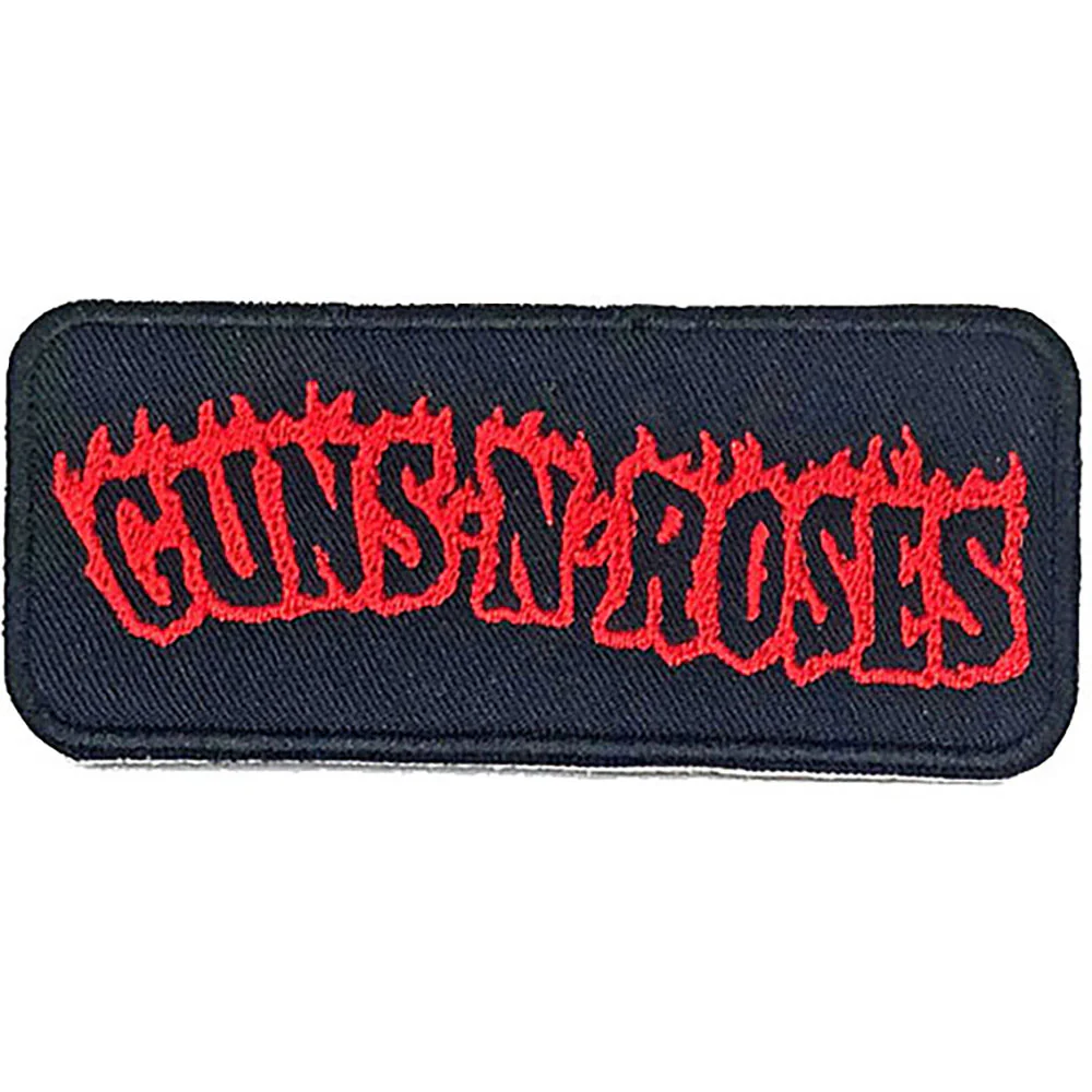 Flames Woven Patch