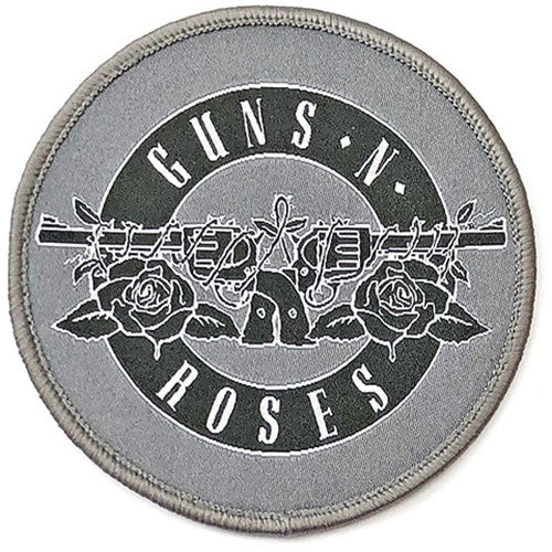 White Circle Logo Woven Patch