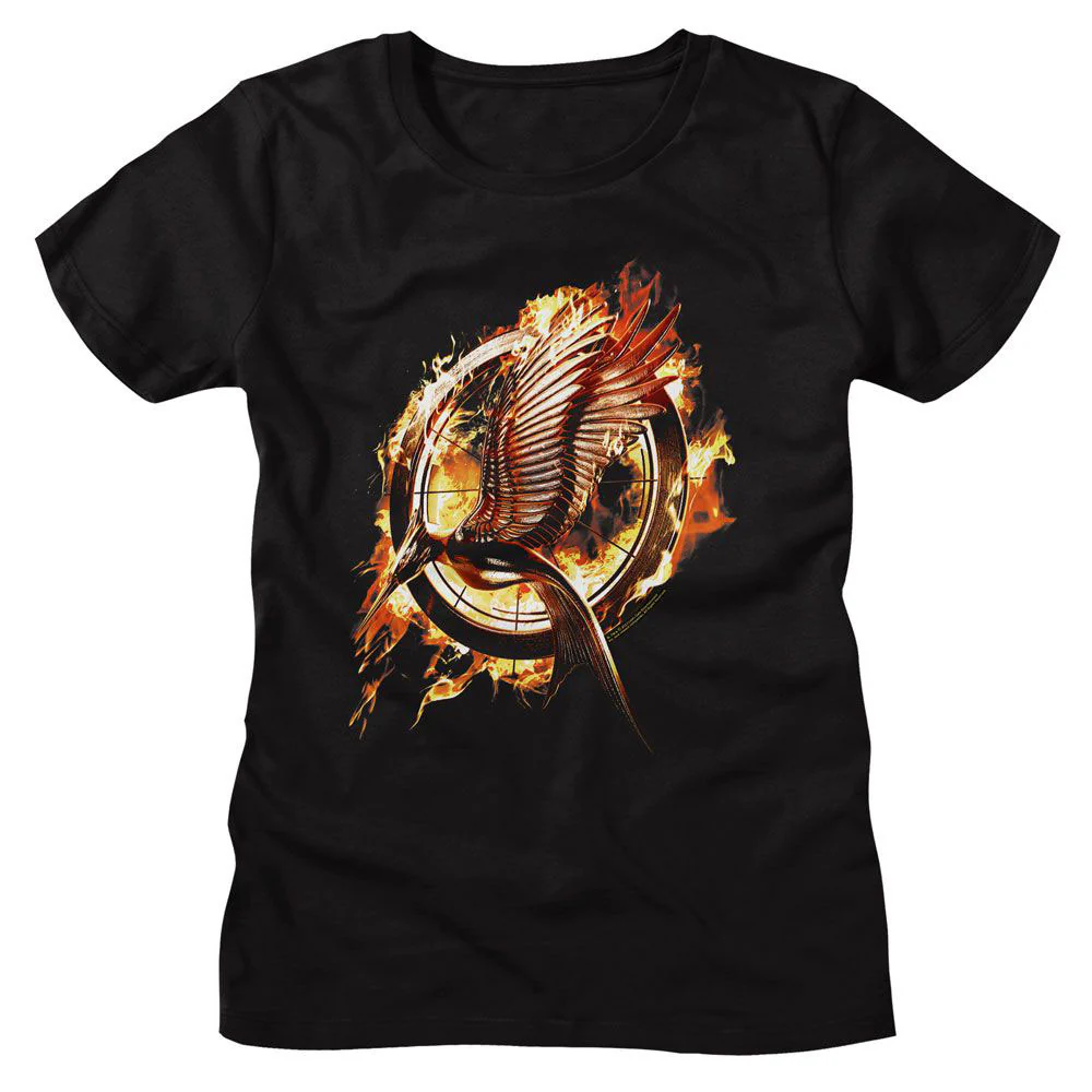 Hunger Games Catching Fire Mockingjay Junior Top