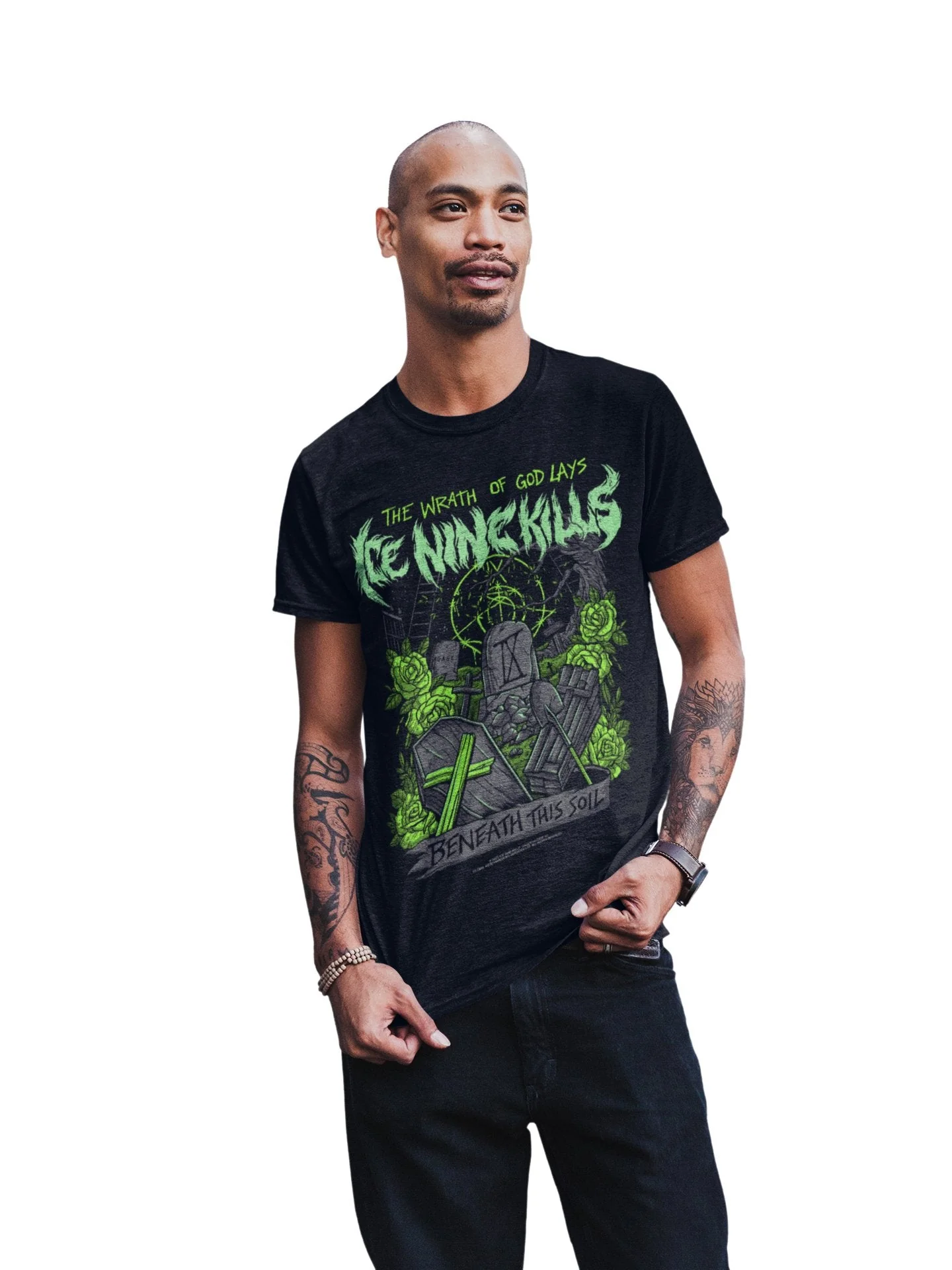 Ice Nine Kills - Green Wrath T-Shirt - Image 3