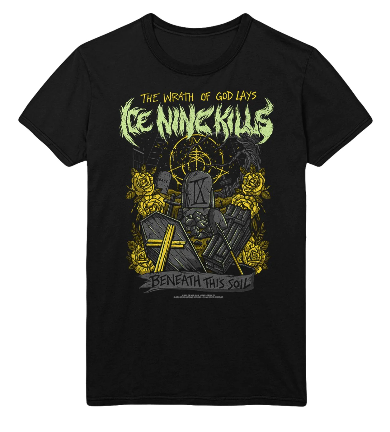 Ice Nine Kills - Yellow Wrath T-Shirt