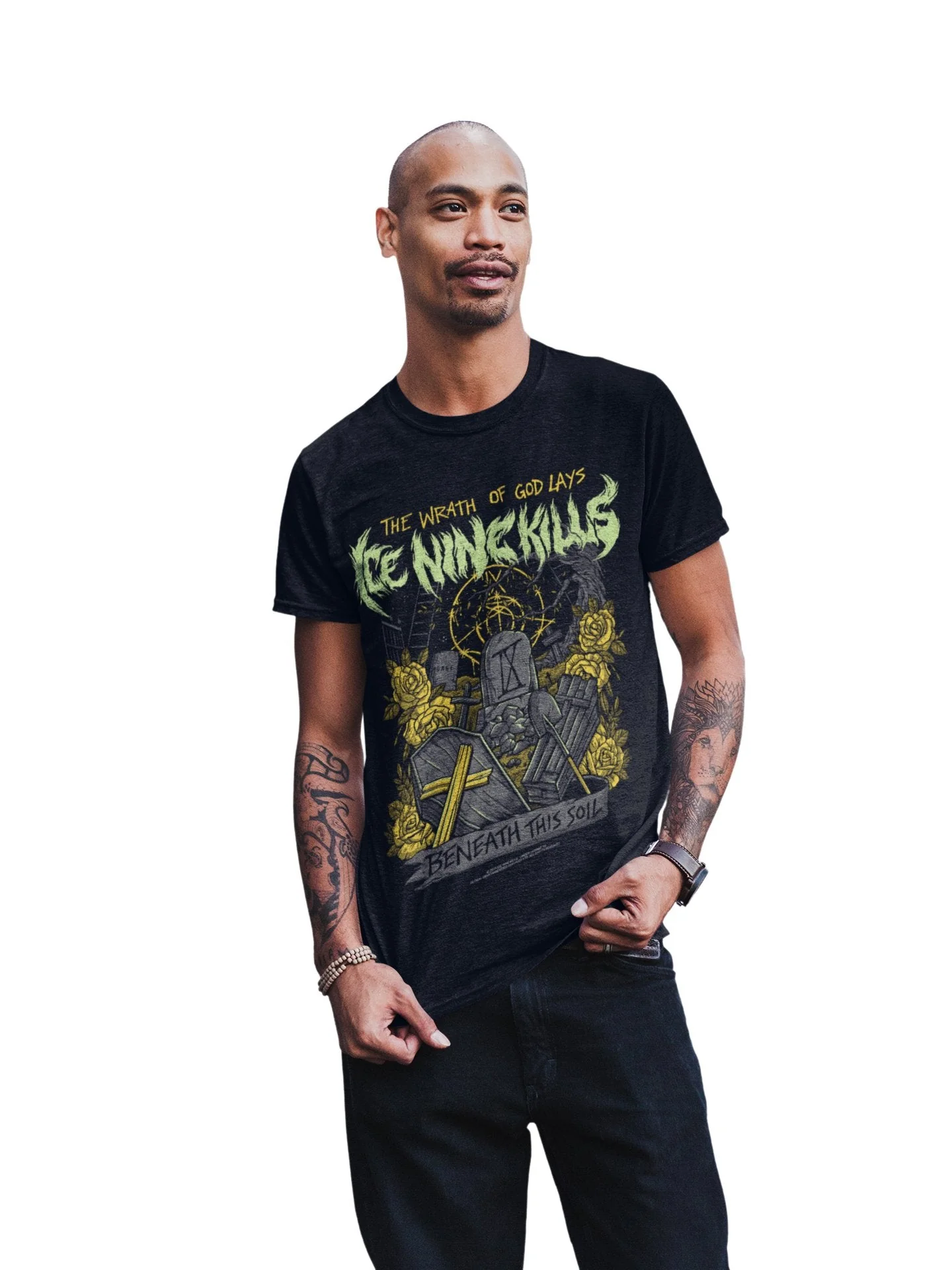 Ice Nine Kills - Yellow Wrath T-Shirt - Image 3