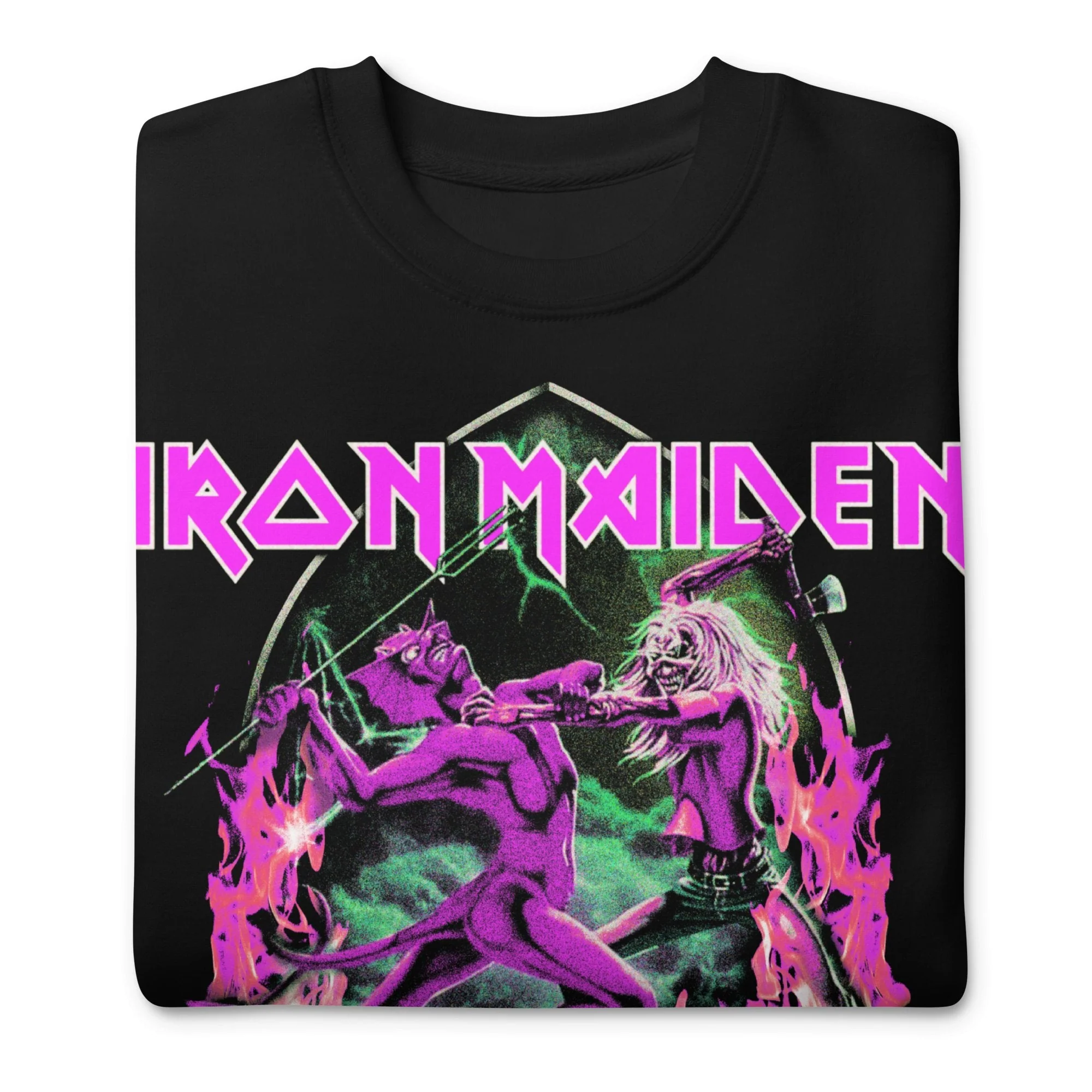 Iron Maiden - Devil's Fight Jumbo Print Sweatshirt - Image 3