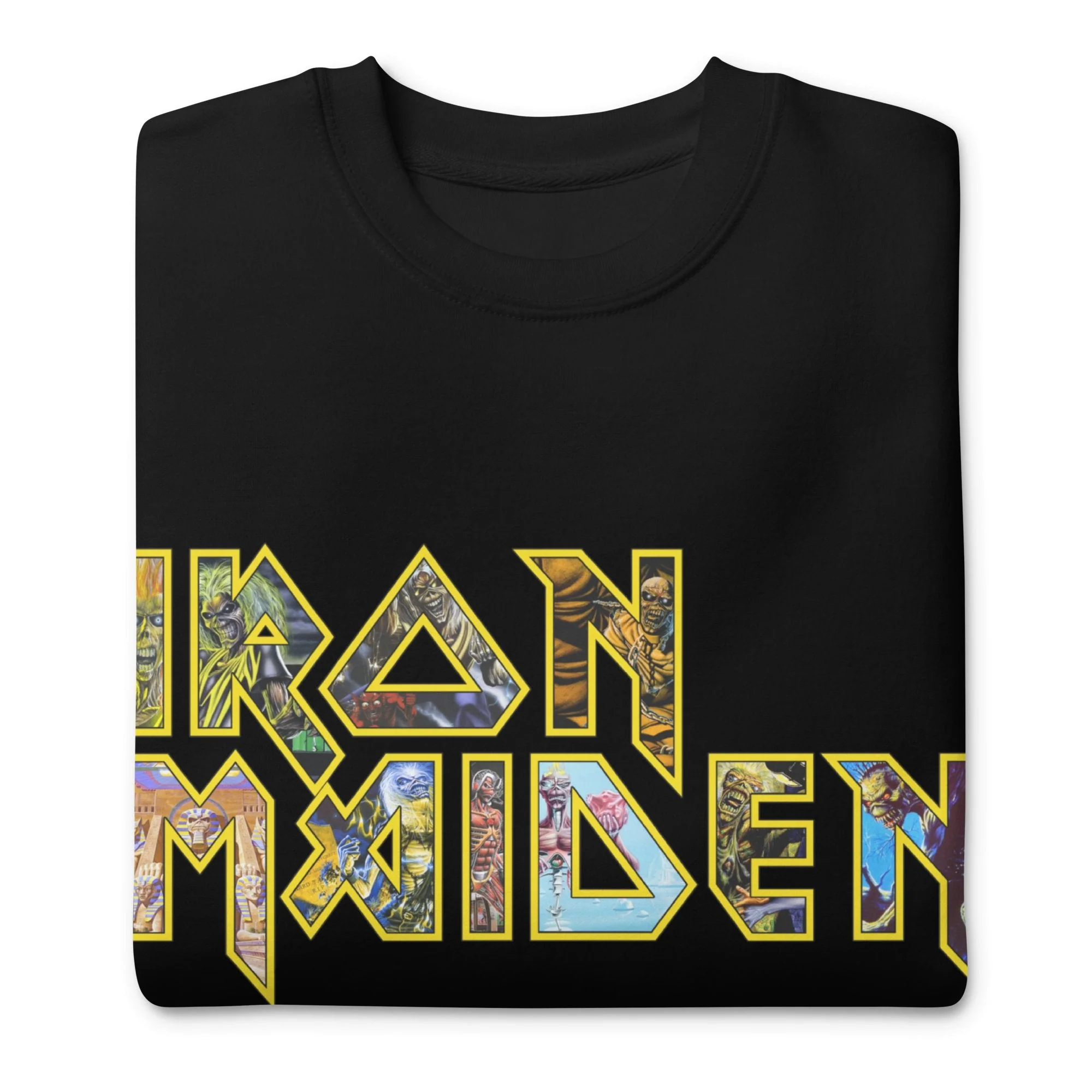 Iron Maiden - Logo Eddie Jumbo Print Sweatshirt - Image 3