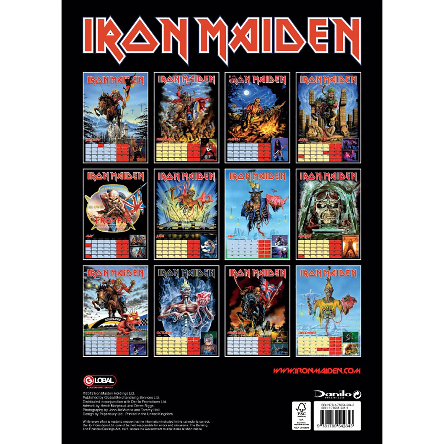 Official Calendar 2014 Calendar - Image 2