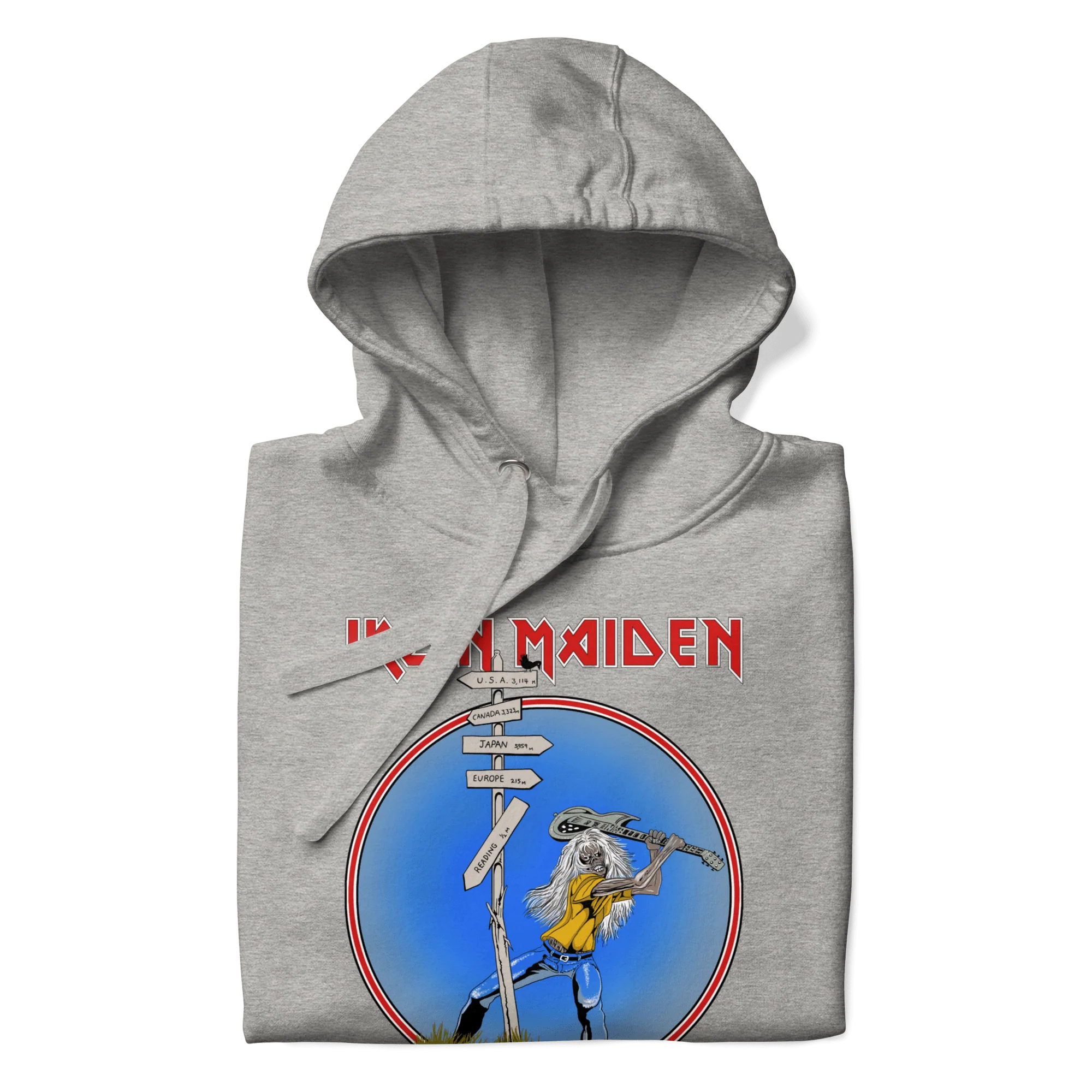 Iron Maiden - Reading 1982 Vintage Tour Hoodie - Image 2