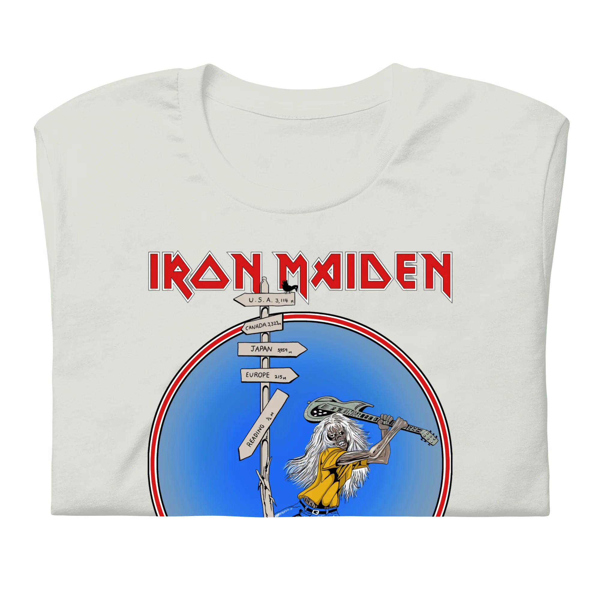Iron Maiden - Reading 1982 Vintage Tour T-Shirt - Image 2